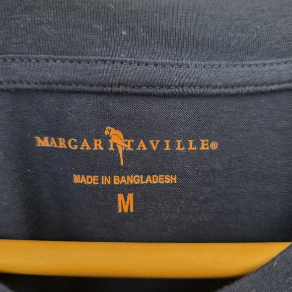 Margaritaville Navy Floral & Pink Trick Graphic Tee - Picture 2 of 8